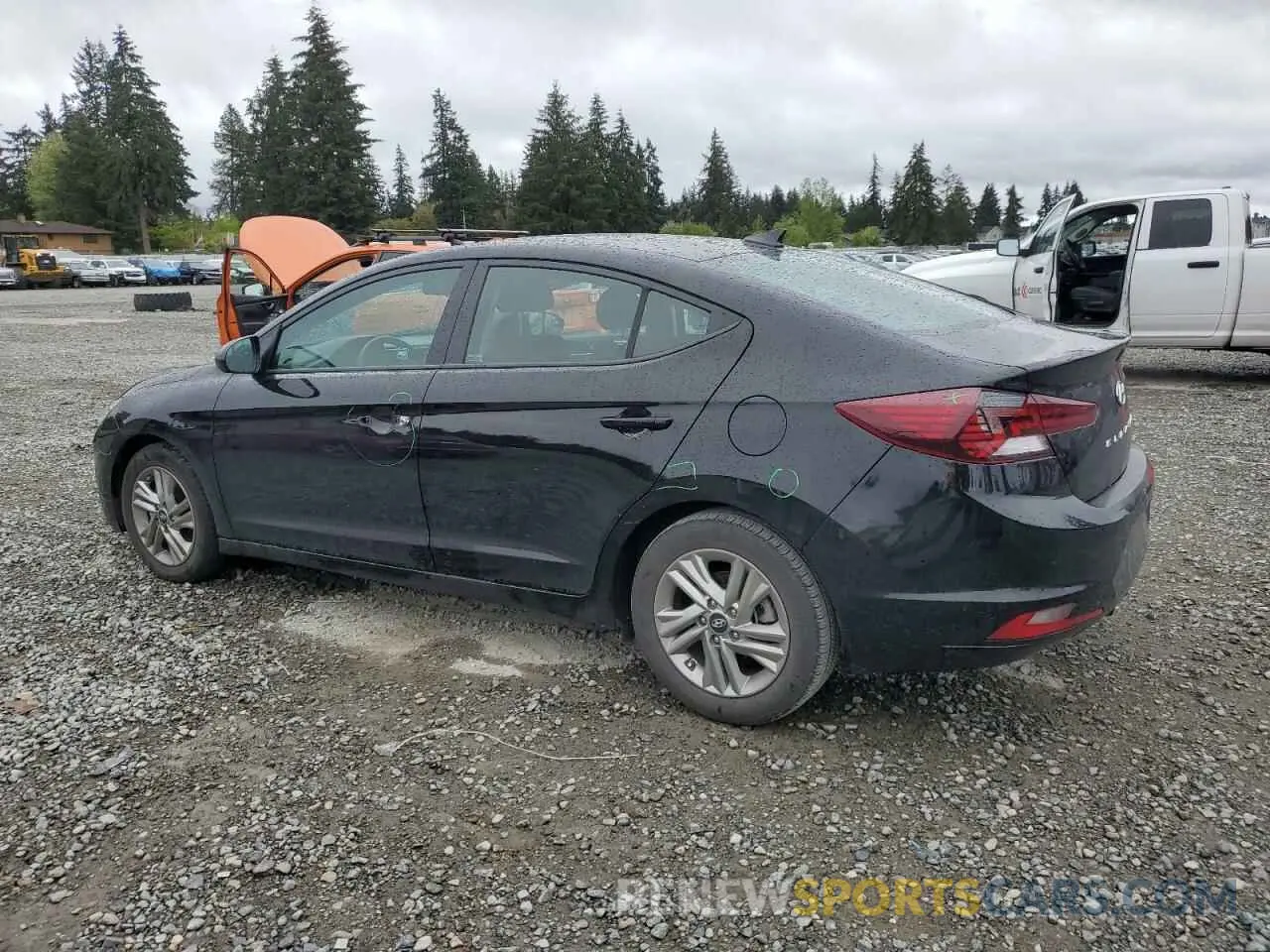 2 Photograph of a damaged car KMHD84LF5LU099375 HYUNDAI ELANTRA 2020