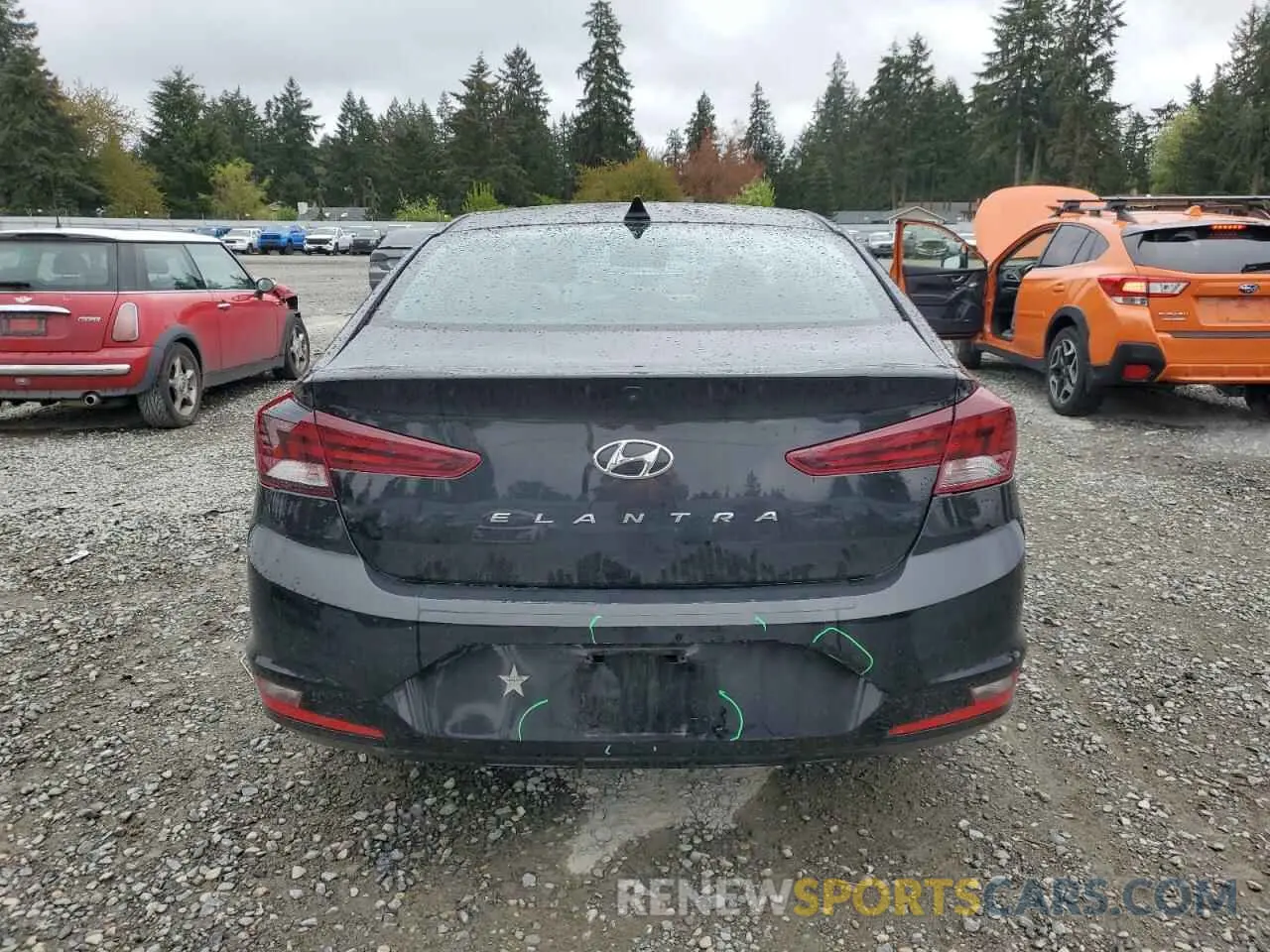 6 Photograph of a damaged car KMHD84LF5LU099375 HYUNDAI ELANTRA 2020