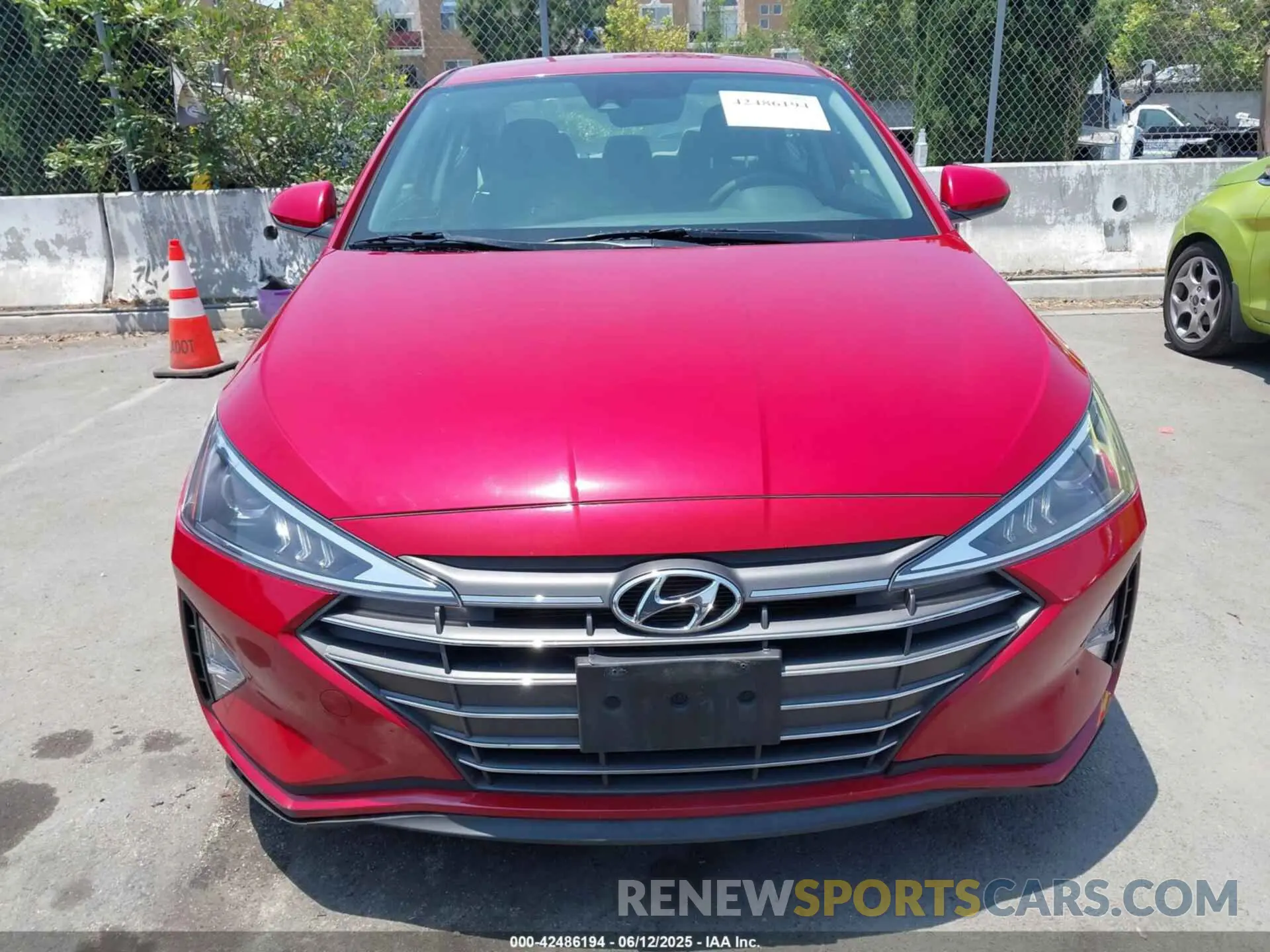 12 Photograph of a damaged car KMHD84LF5LU106079 HYUNDAI ELANTRA 2020