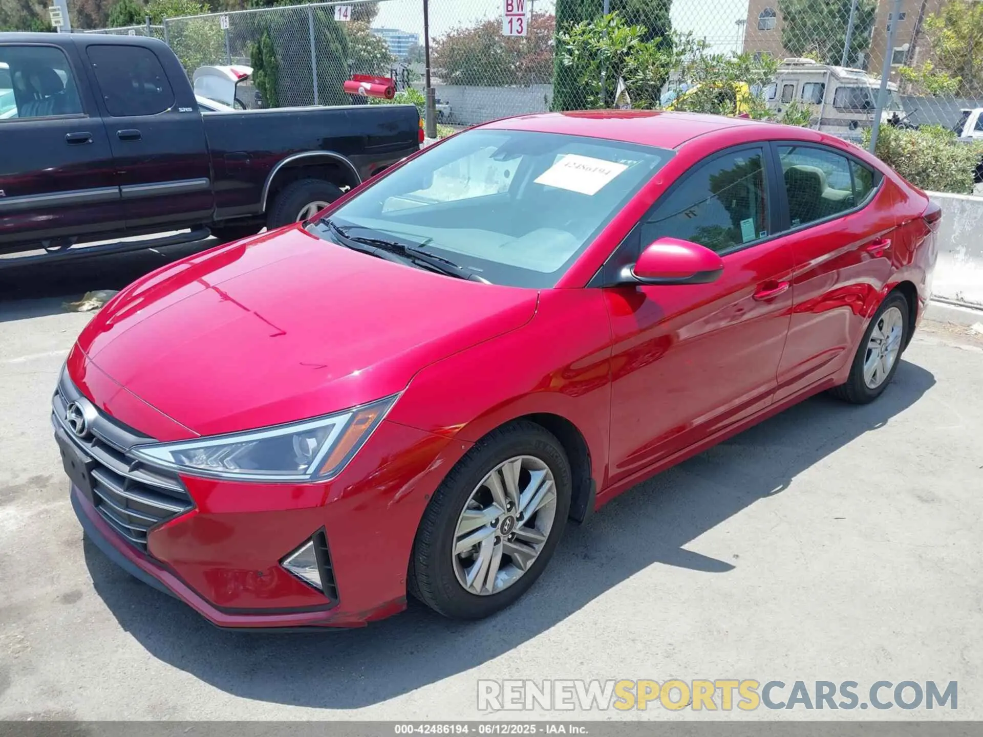 2 Photograph of a damaged car KMHD84LF5LU106079 HYUNDAI ELANTRA 2020