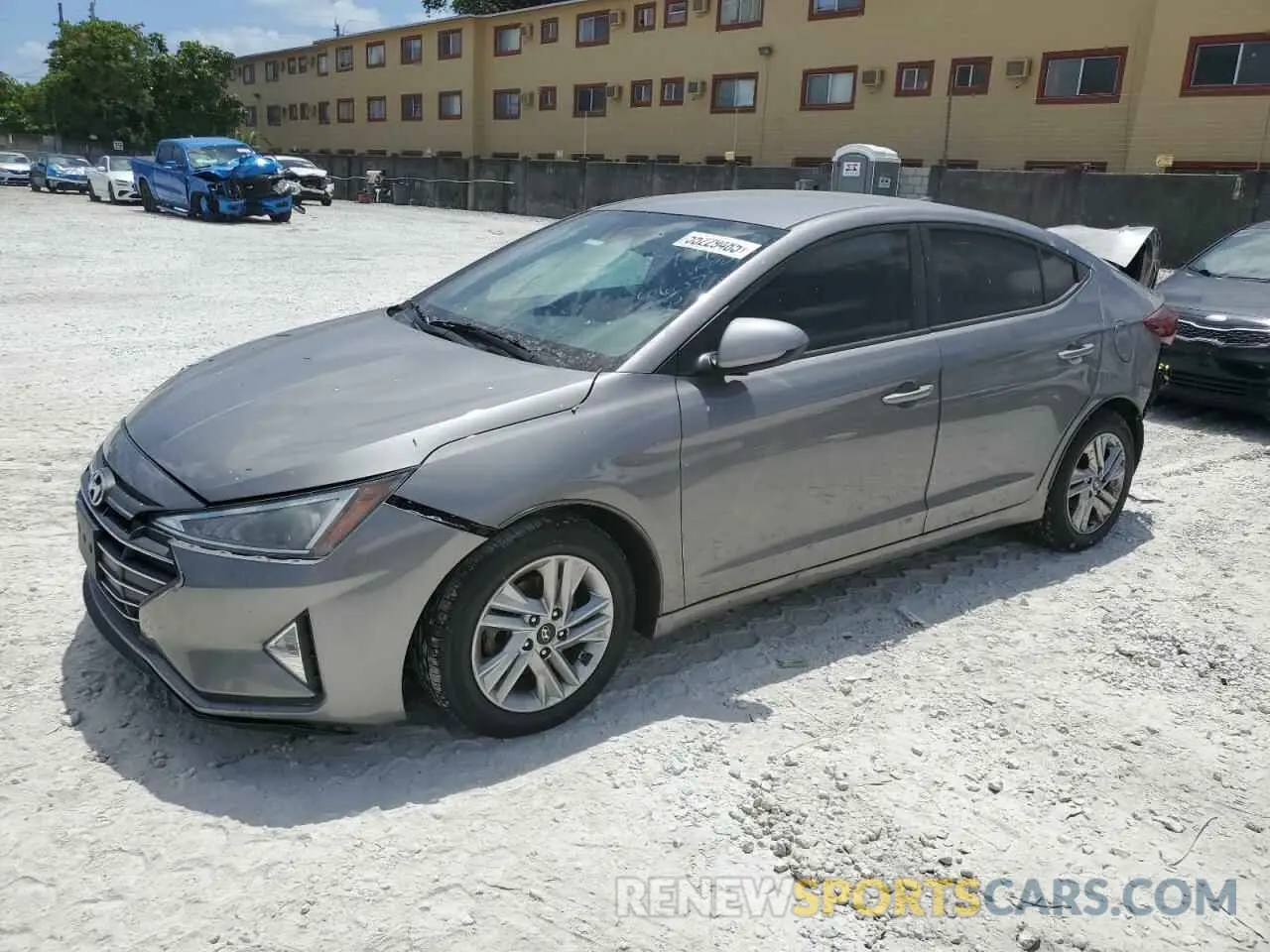 1 Photograph of a damaged car KMHD84LF5LU906607 HYUNDAI ELANTRA 2020