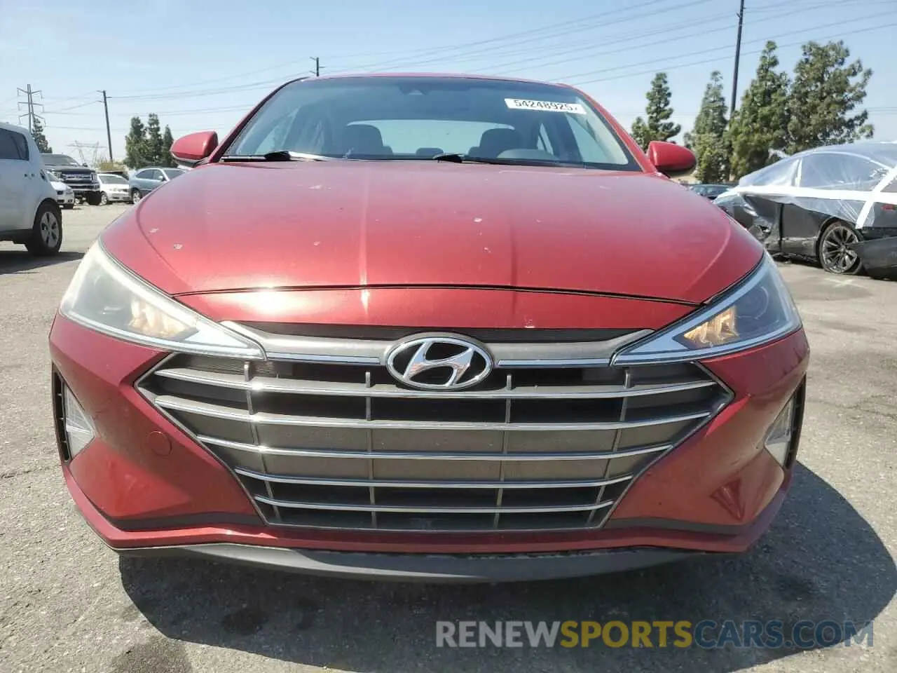 5 Photograph of a damaged car KMHD84LF5LU961235 HYUNDAI ELANTRA 2020