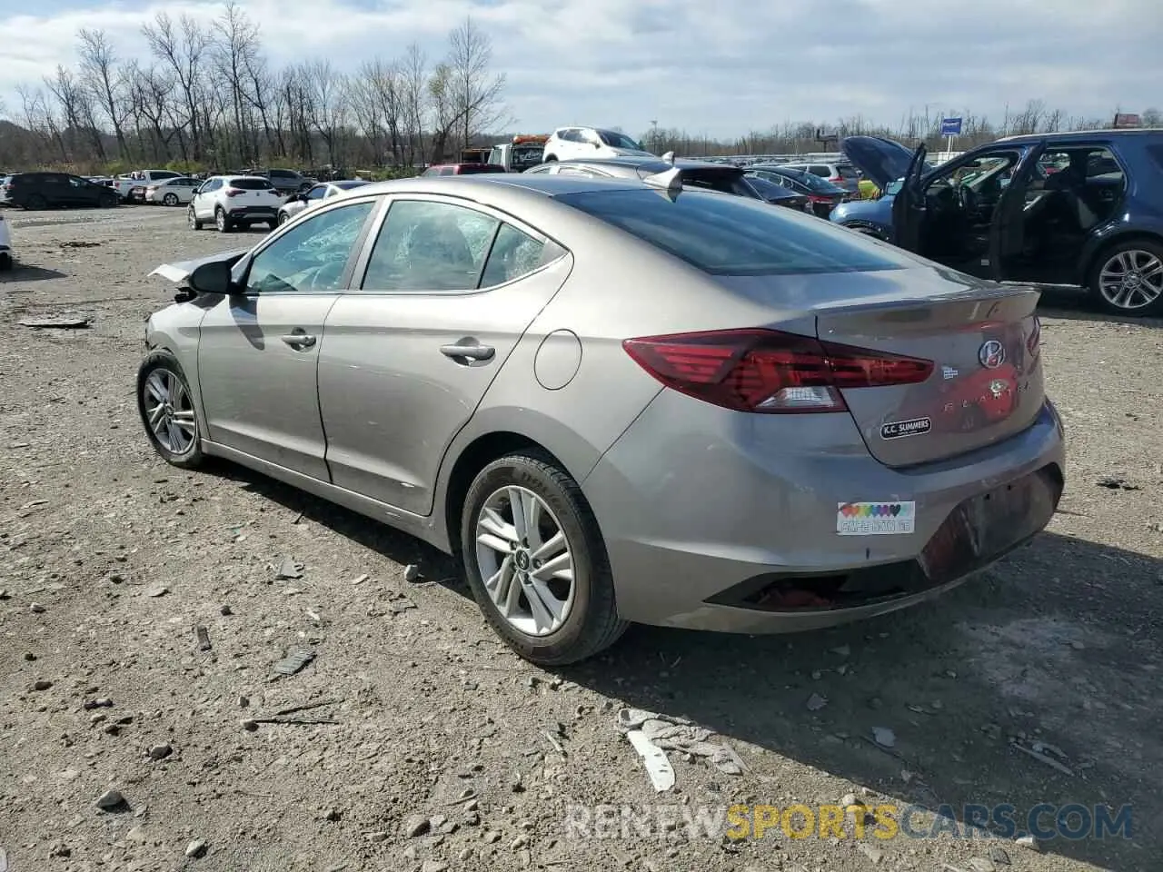 2 Фотография поврежденного автомобиля KMHD84LF5LU977595 HYUNDAI ELANTRA 2020