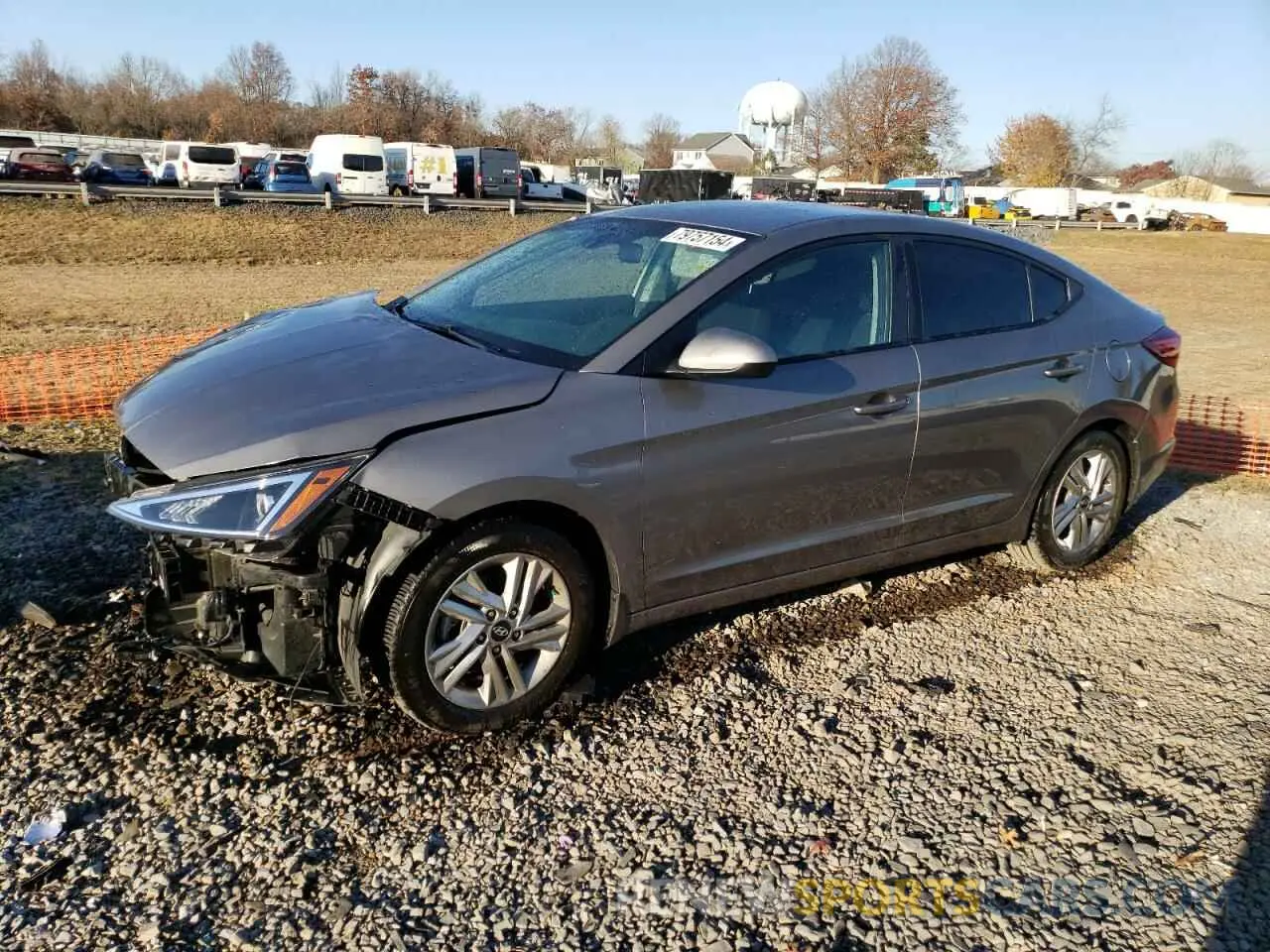 1 Photograph of a damaged car KMHD84LF6LU080222 HYUNDAI ELANTRA 2020