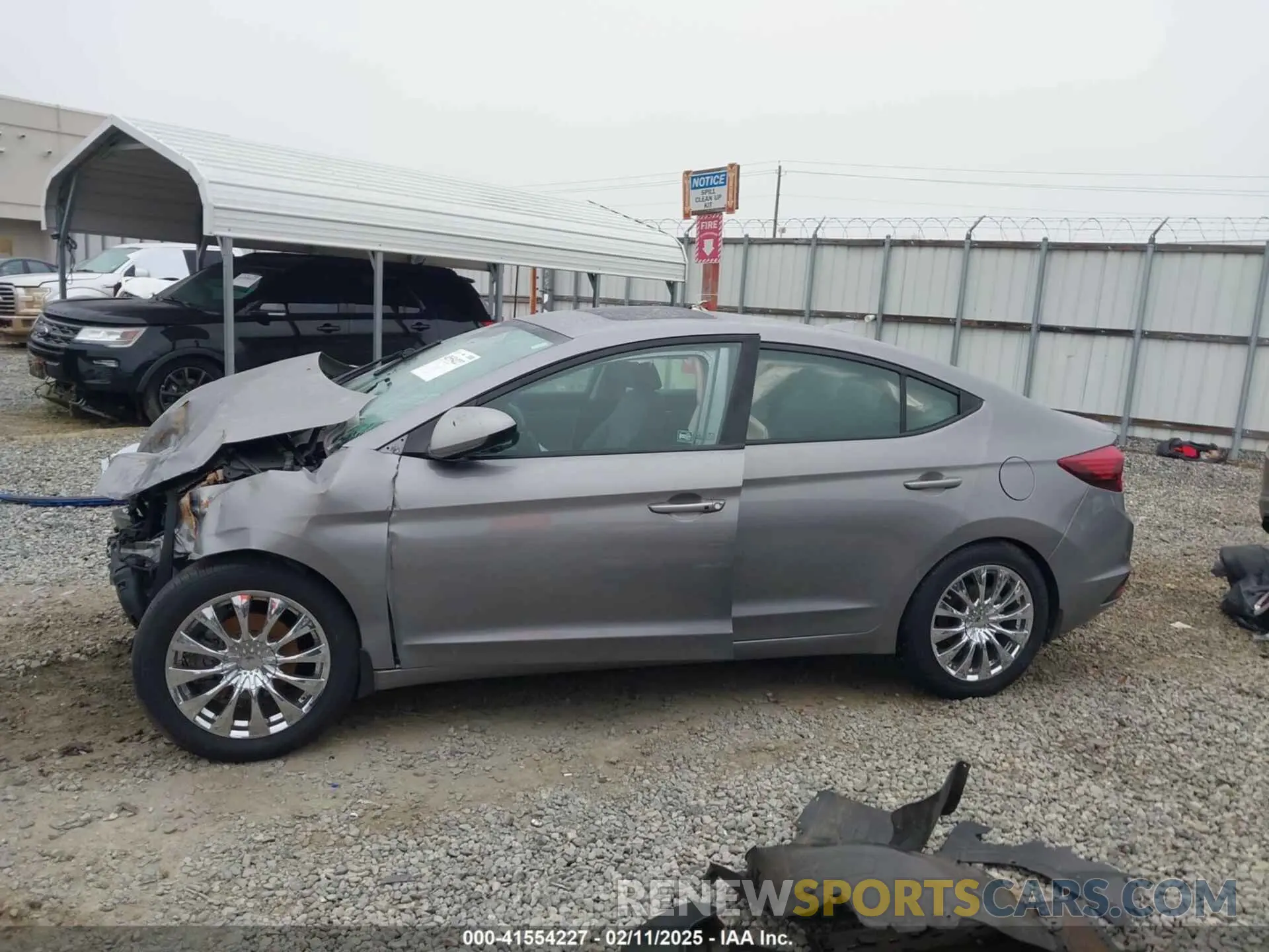 14 Photograph of a damaged car KMHD84LF6LU105488 HYUNDAI ELANTRA 2020