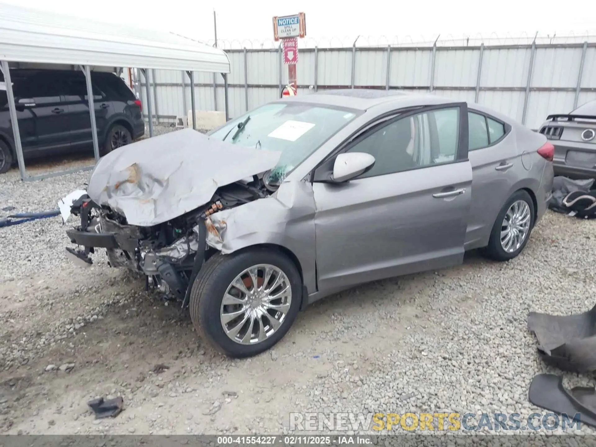 2 Photograph of a damaged car KMHD84LF6LU105488 HYUNDAI ELANTRA 2020