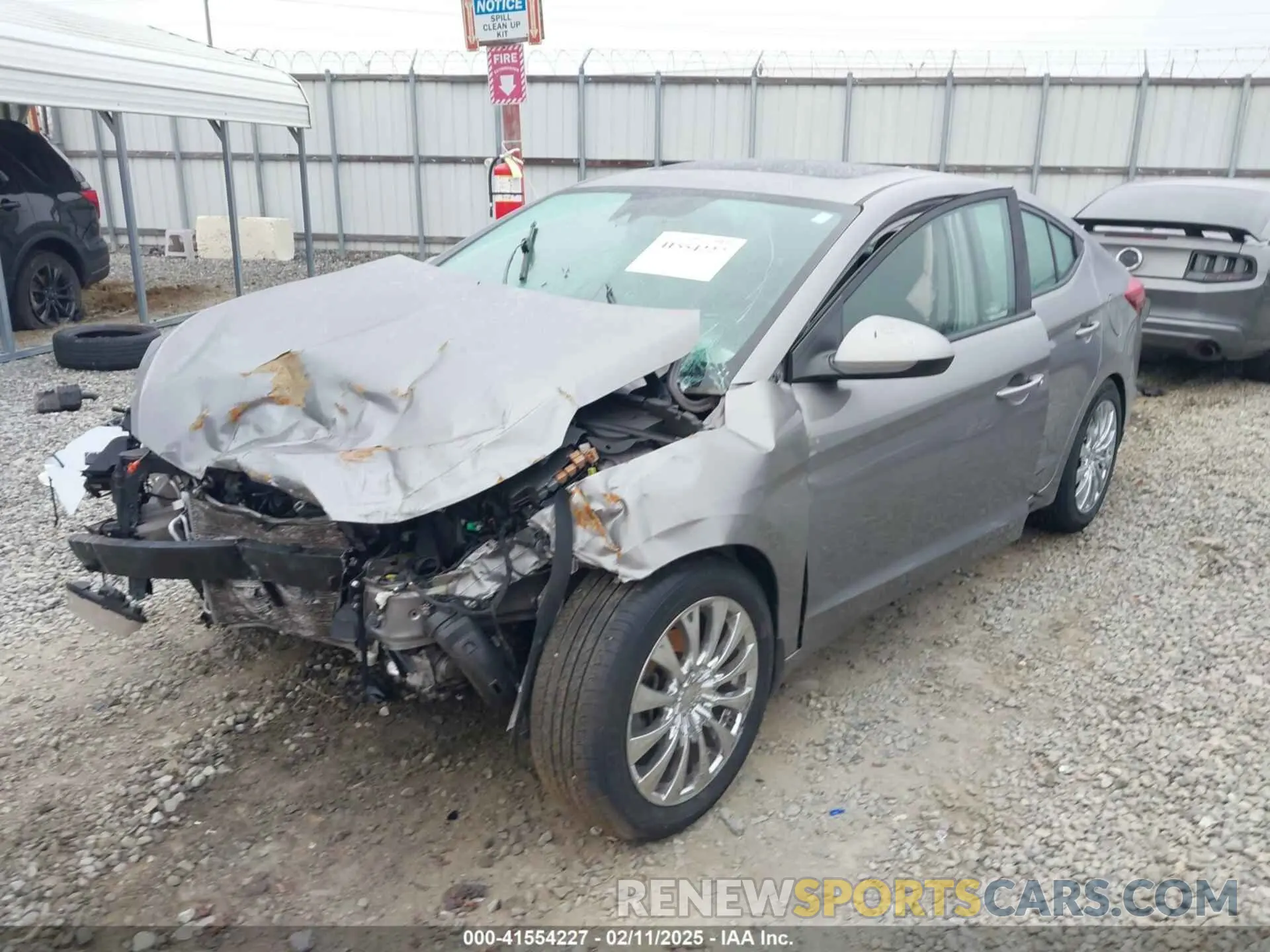 6 Photograph of a damaged car KMHD84LF6LU105488 HYUNDAI ELANTRA 2020