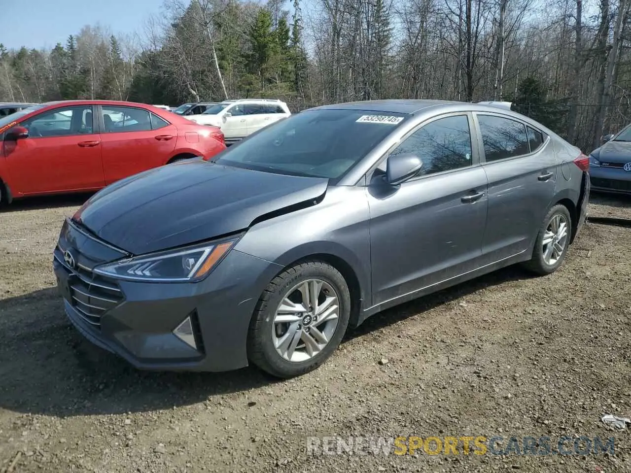 1 Photograph of a damaged car KMHD84LF6LU954102 HYUNDAI ELANTRA 2020