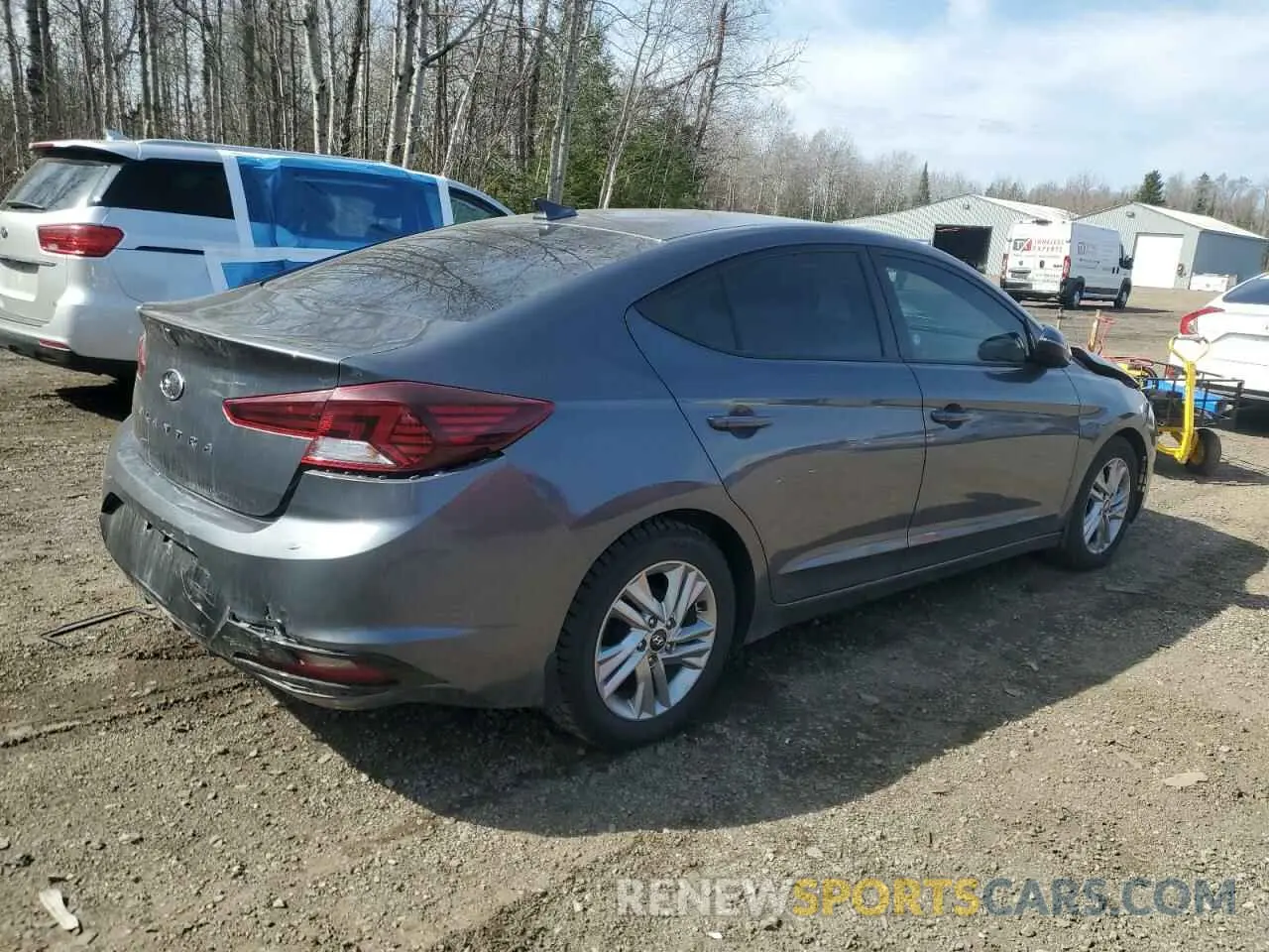 3 Photograph of a damaged car KMHD84LF6LU954102 HYUNDAI ELANTRA 2020