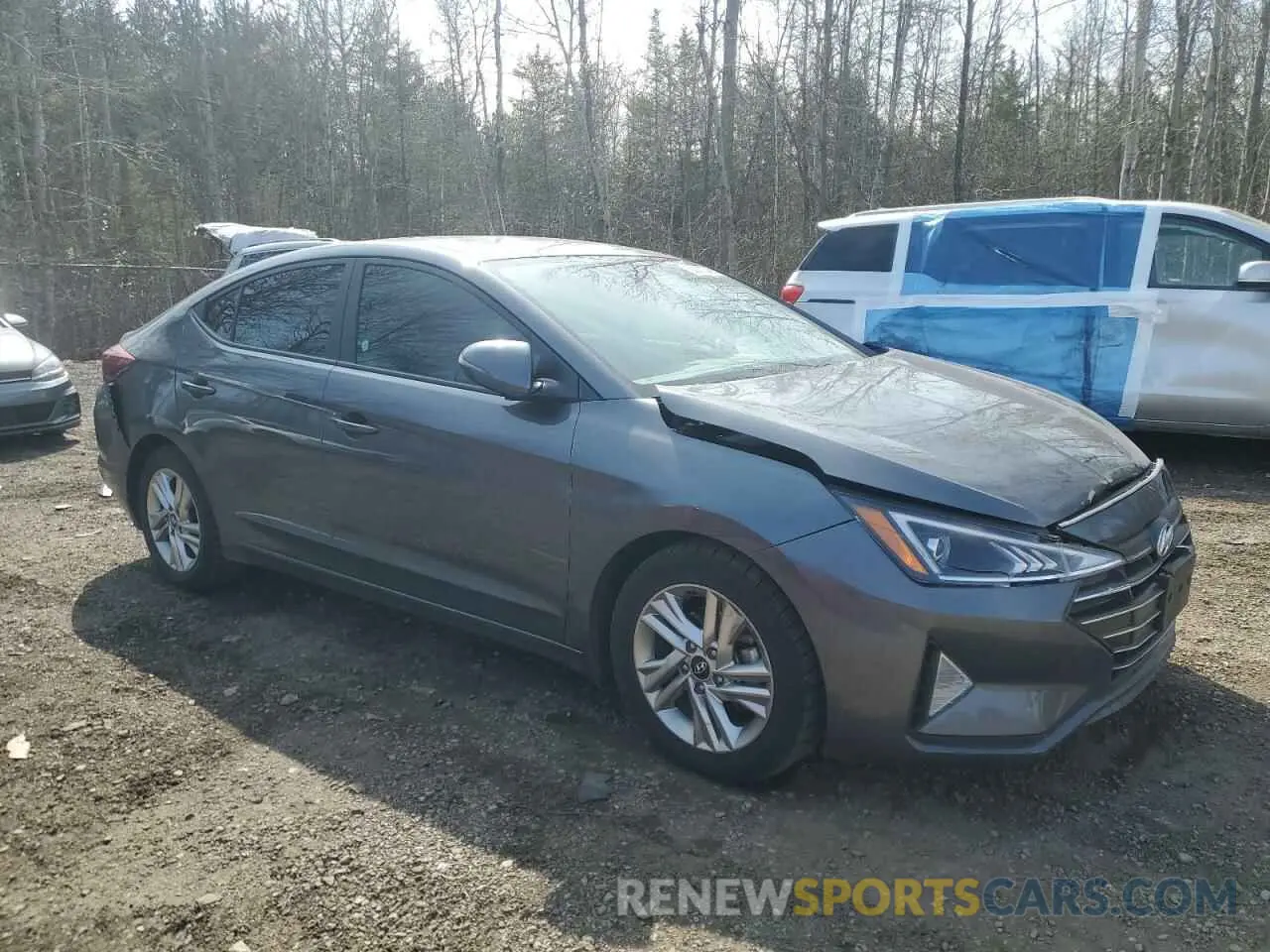 4 Photograph of a damaged car KMHD84LF6LU954102 HYUNDAI ELANTRA 2020