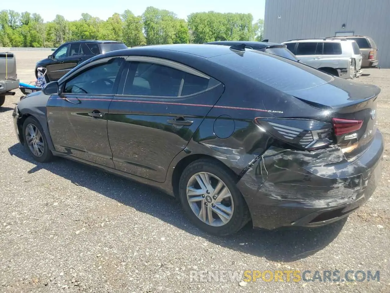 2 Фотография поврежденного автомобиля KMHD84LF6LU986547 HYUNDAI ELANTRA 2020
