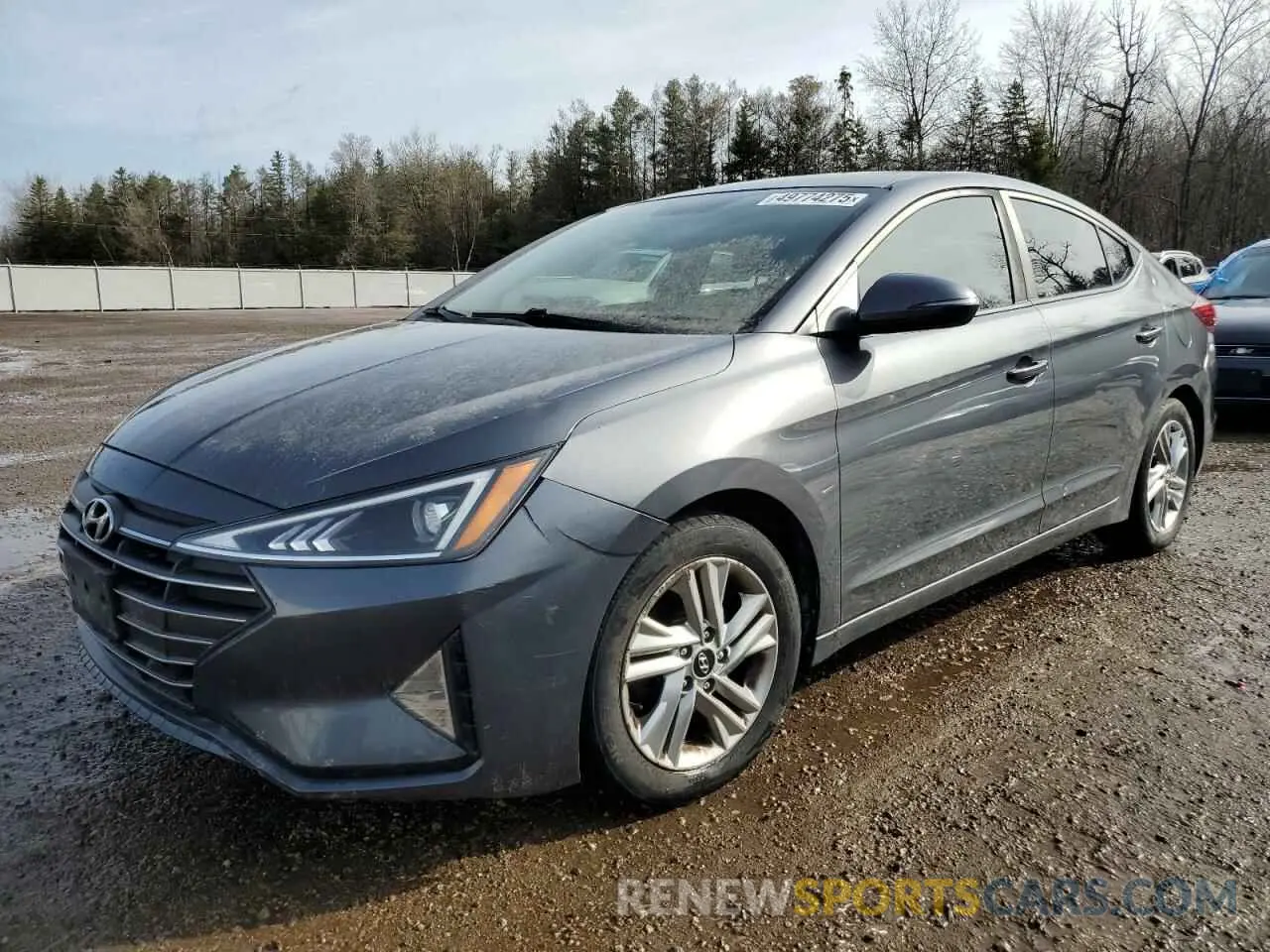 1 Photograph of a damaged car KMHD84LF6LU987701 HYUNDAI ELANTRA 2020