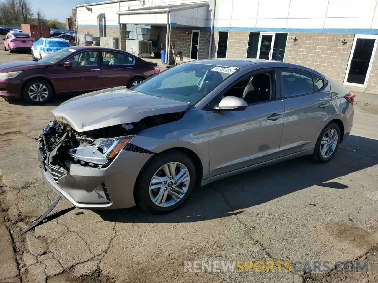 1 Photograph of a damaged car KMHD84LF7LU077488 HYUNDAI ELANTRA 2020