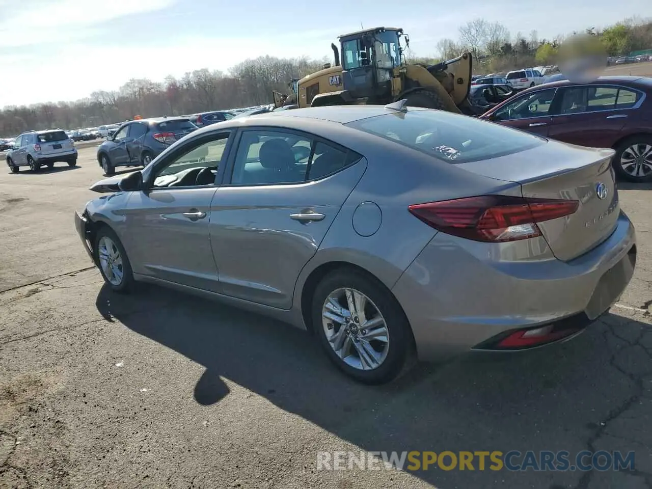 2 Photograph of a damaged car KMHD84LF7LU077488 HYUNDAI ELANTRA 2020