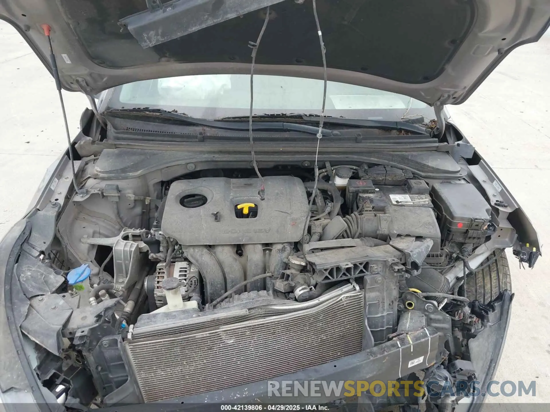 10 Photograph of a damaged car KMHD84LF7LU980207 HYUNDAI ELANTRA 2020