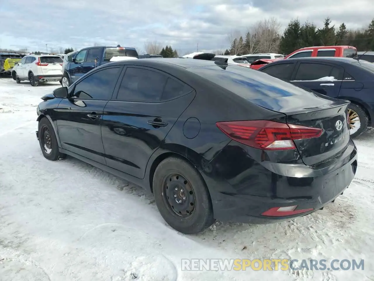 2 Photograph of a damaged car KMHD84LF7LU990705 HYUNDAI ELANTRA 2020