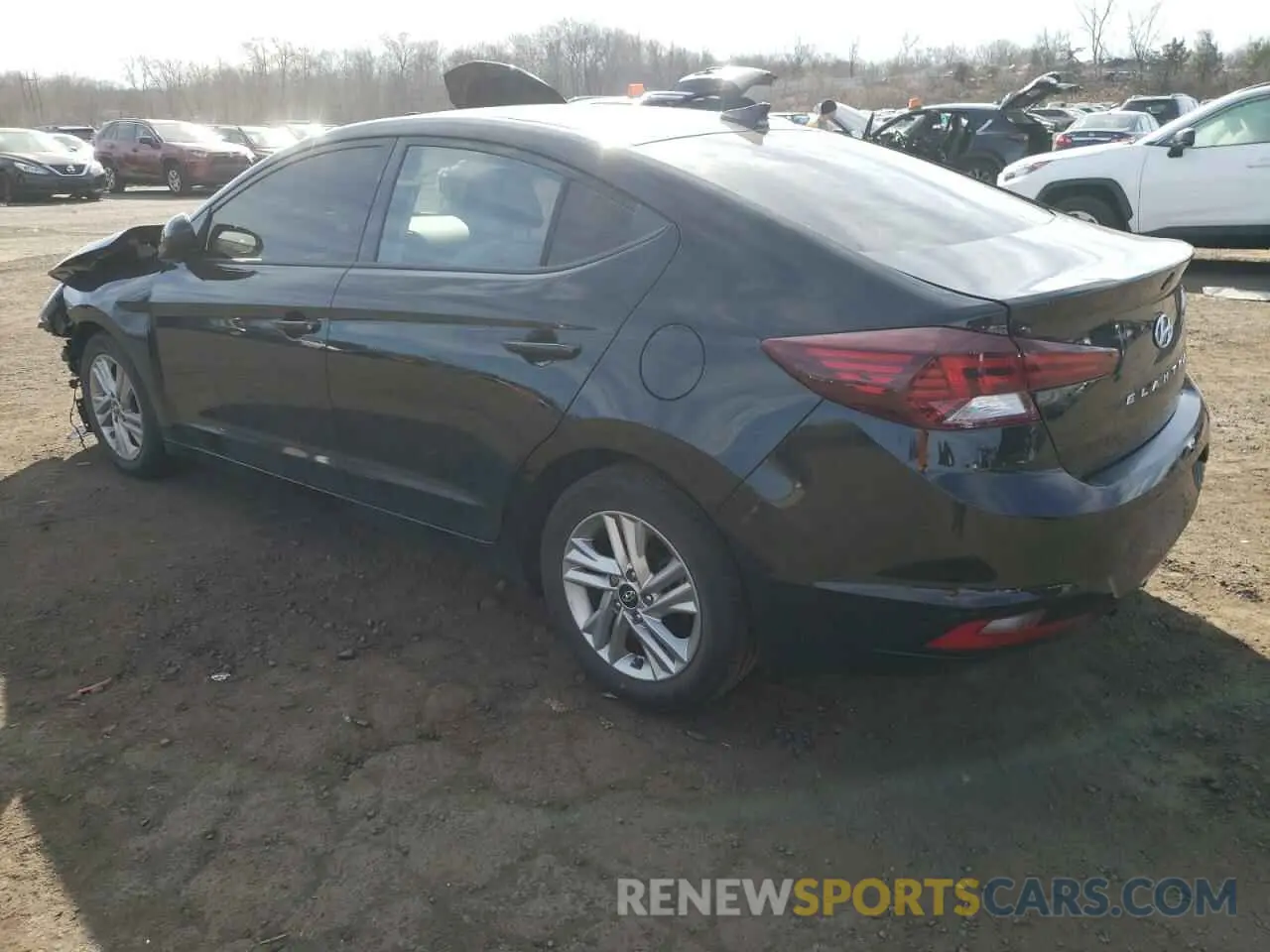 2 Фотография поврежденного автомобиля KMHD84LF7LU992017 HYUNDAI ELANTRA 2020