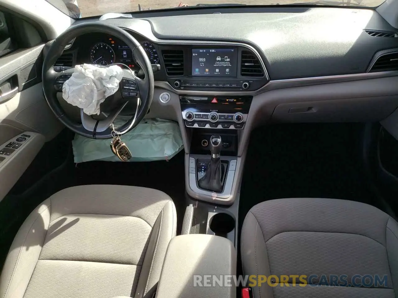 8 Фотография поврежденного автомобиля KMHD84LF7LU992017 HYUNDAI ELANTRA 2020