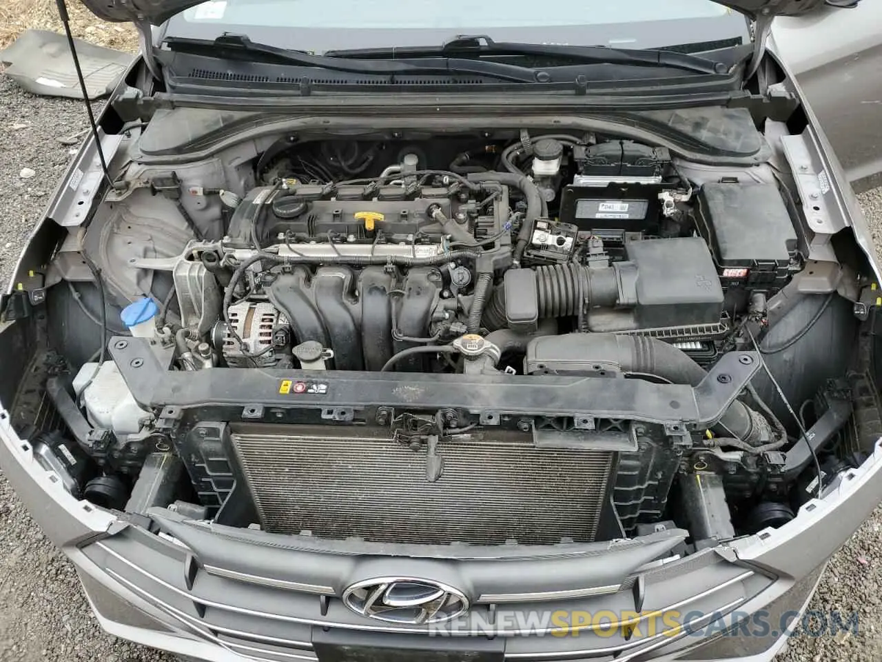 11 Фотография поврежденного автомобиля KMHD84LF8LU076723 HYUNDAI ELANTRA 2020
