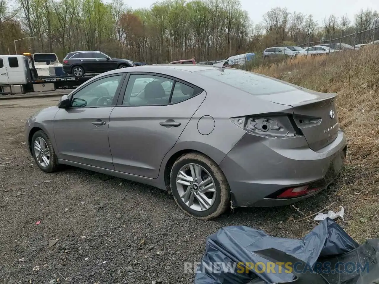 2 Фотография поврежденного автомобиля KMHD84LF8LU076723 HYUNDAI ELANTRA 2020