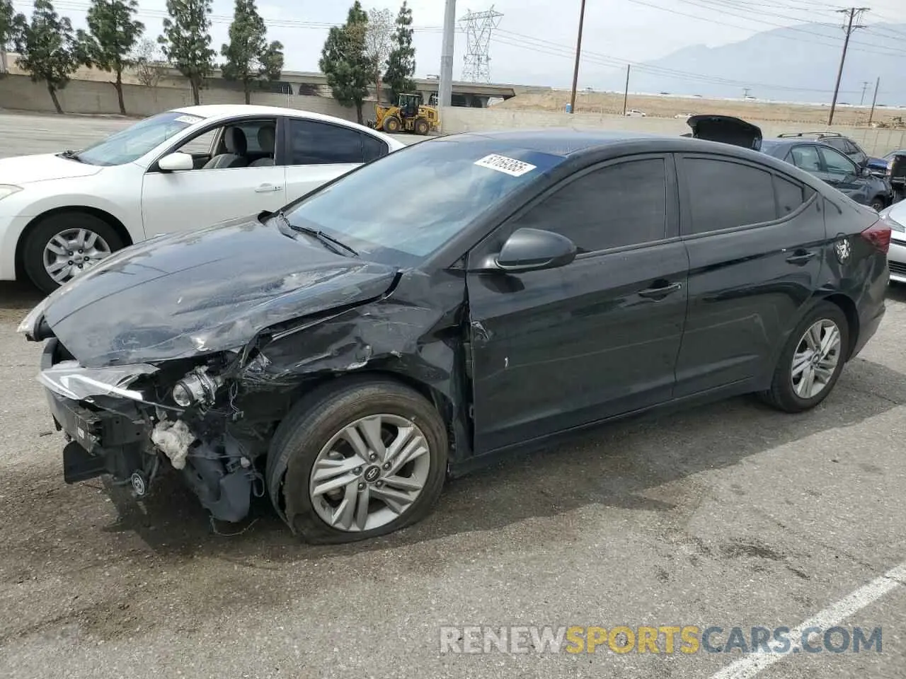 1 Photograph of a damaged car KMHD84LF8LU076916 HYUNDAI ELANTRA 2020