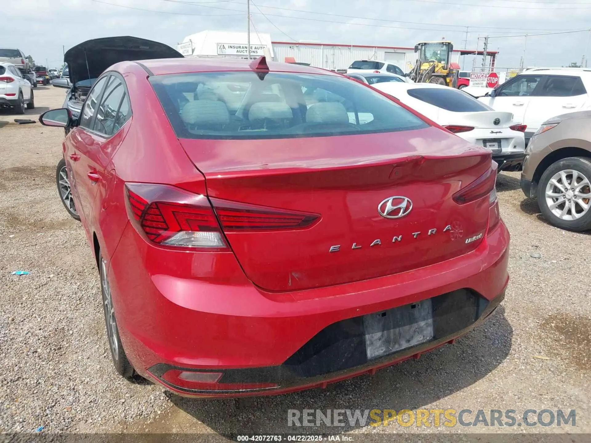 3 Photograph of a damaged car KMHD84LF8LU107789 HYUNDAI ELANTRA 2020