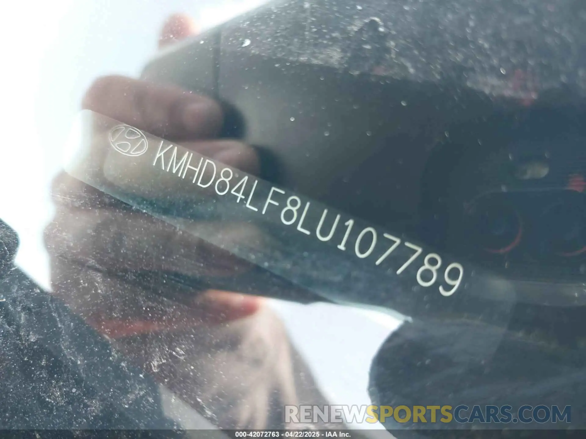 9 Photograph of a damaged car KMHD84LF8LU107789 HYUNDAI ELANTRA 2020