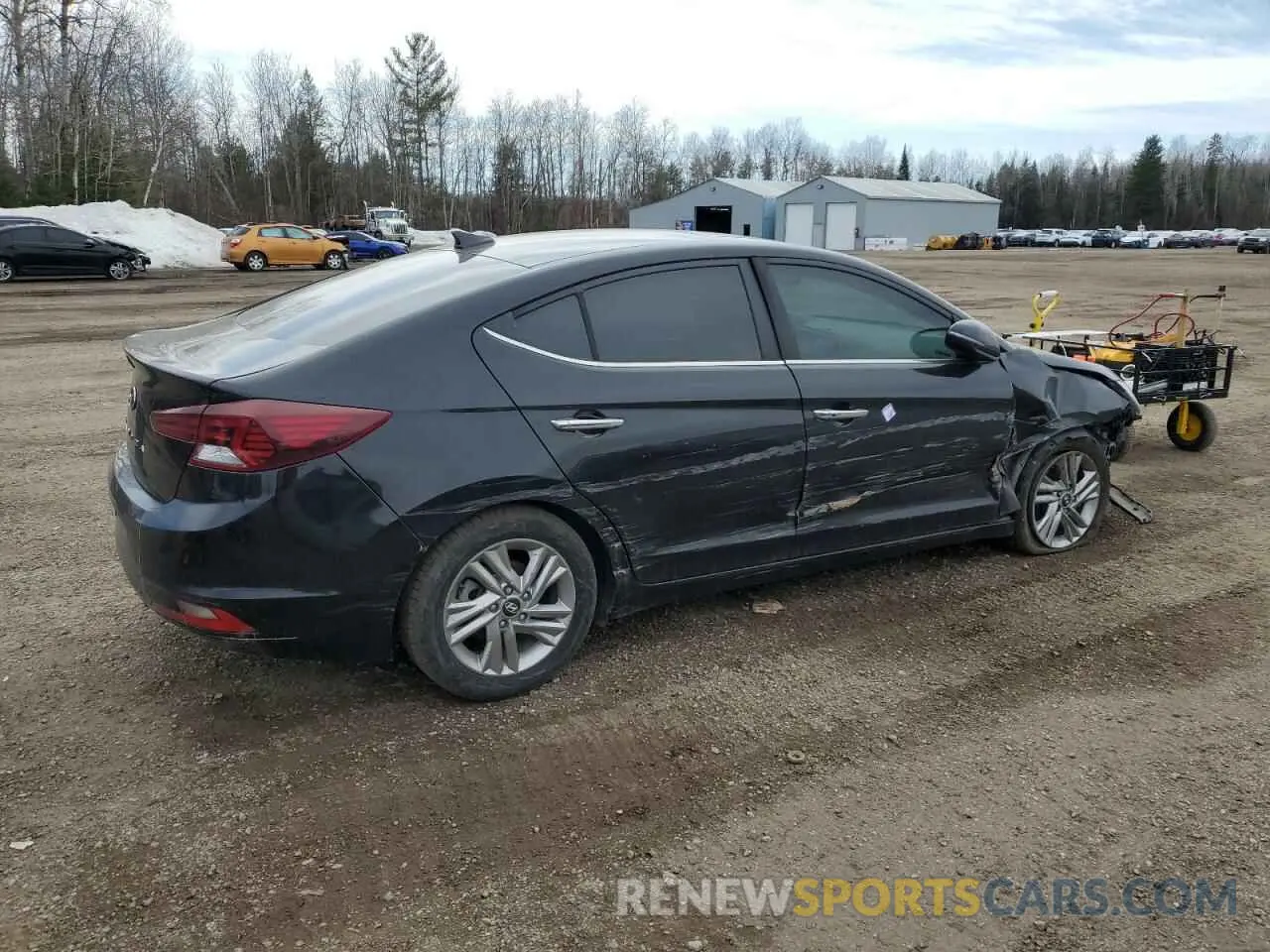 3 Photograph of a damaged car KMHD84LF8LU923191 HYUNDAI ELANTRA 2020