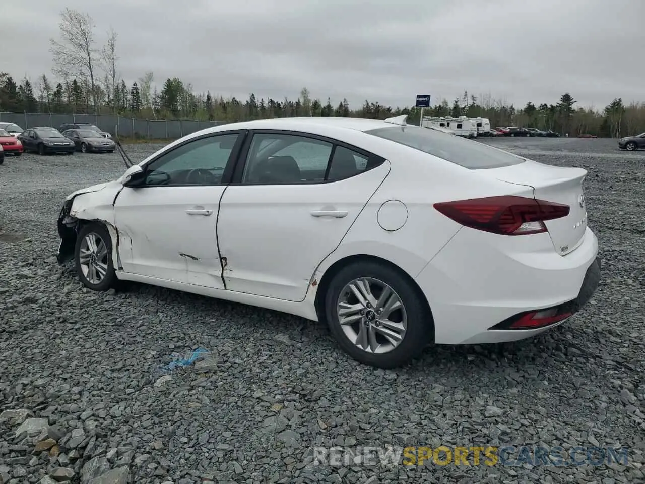 2 Photograph of a damaged car KMHD84LF8LU965134 HYUNDAI ELANTRA 2020