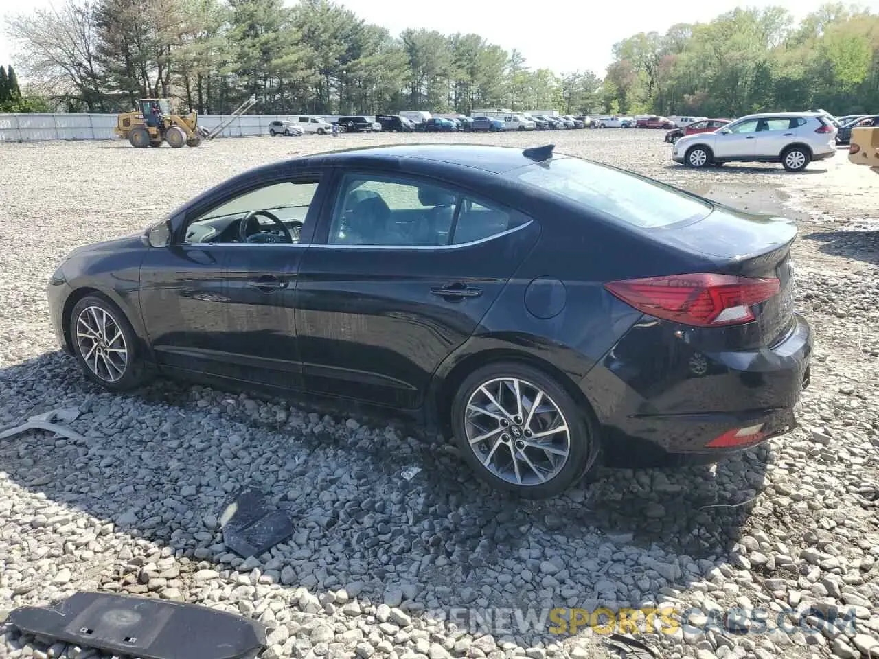 2 Фотография поврежденного автомобиля KMHD84LF8LU987070 HYUNDAI ELANTRA 2020