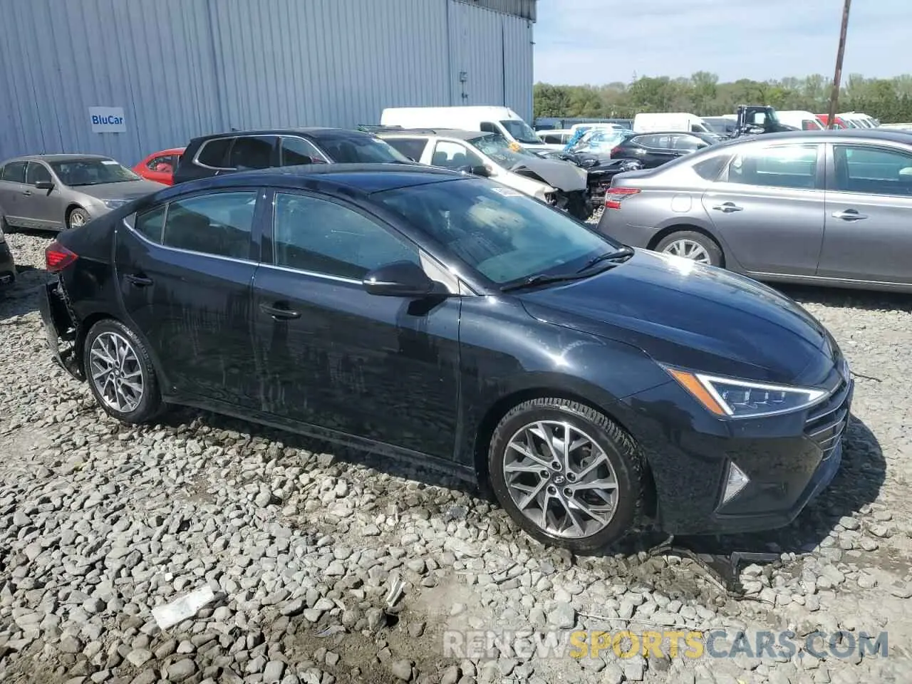 4 Фотография поврежденного автомобиля KMHD84LF8LU987070 HYUNDAI ELANTRA 2020