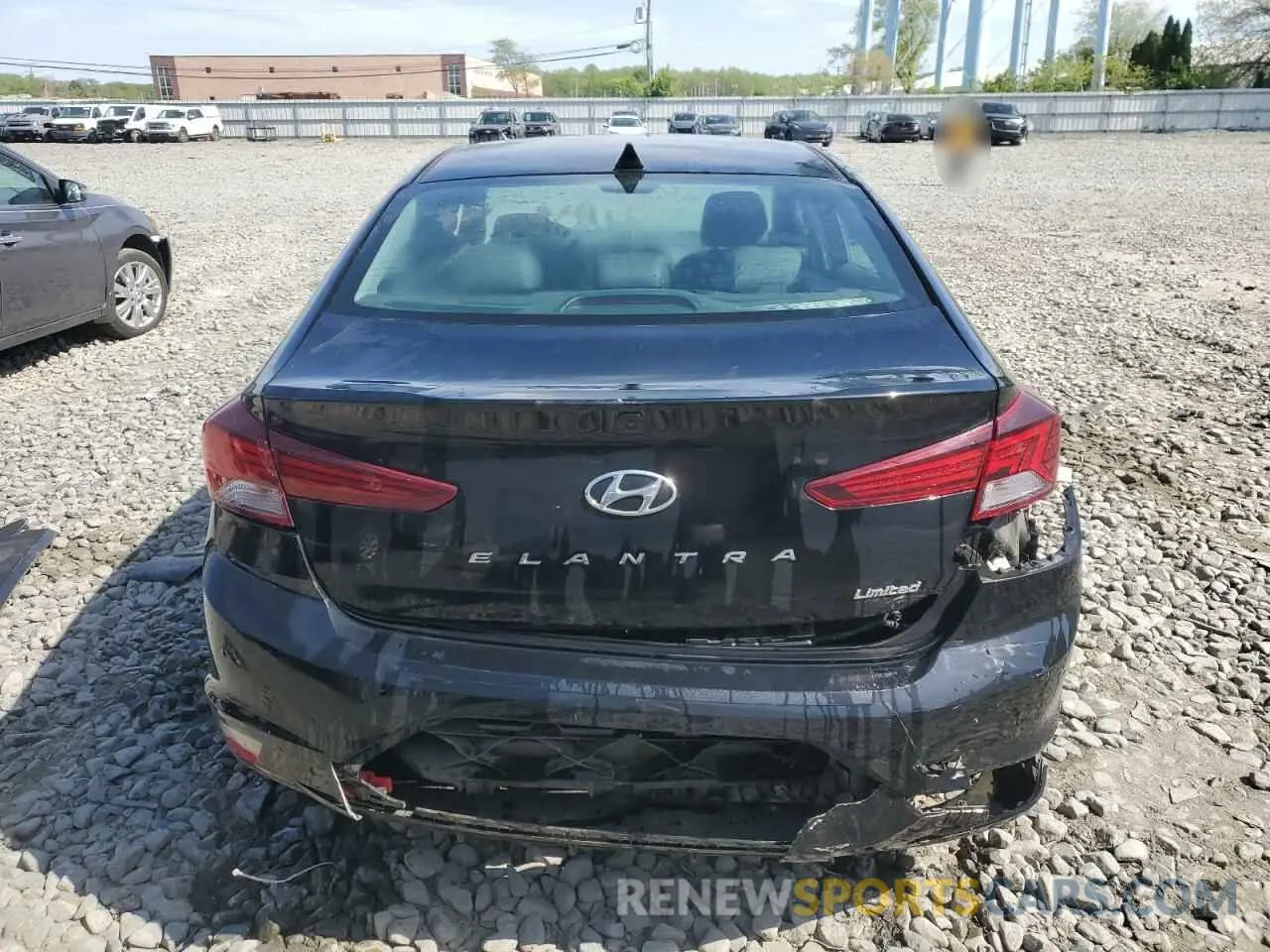6 Фотография поврежденного автомобиля KMHD84LF8LU987070 HYUNDAI ELANTRA 2020
