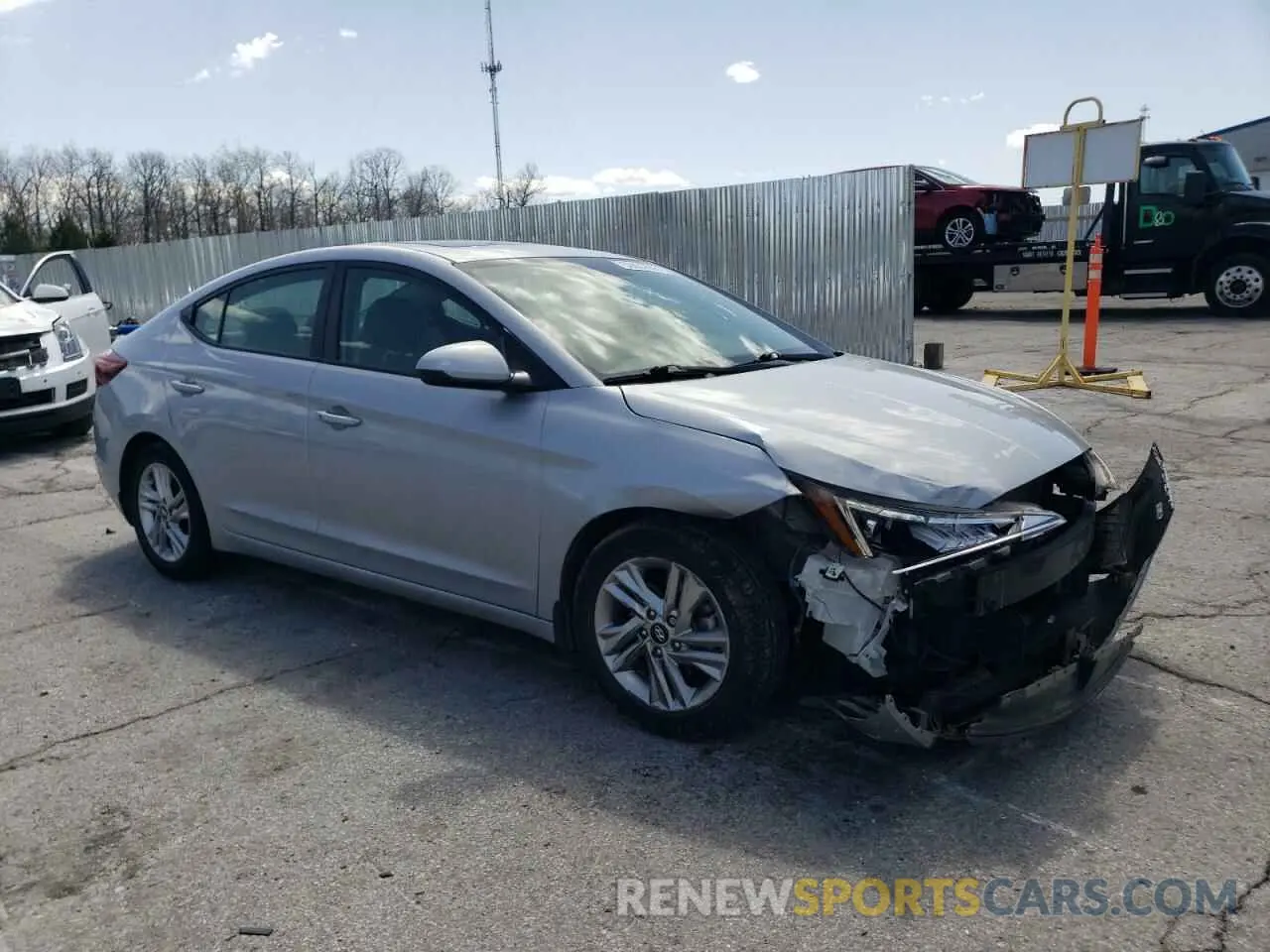 4 Photograph of a damaged car KMHD84LF9LU071028 HYUNDAI ELANTRA 2020