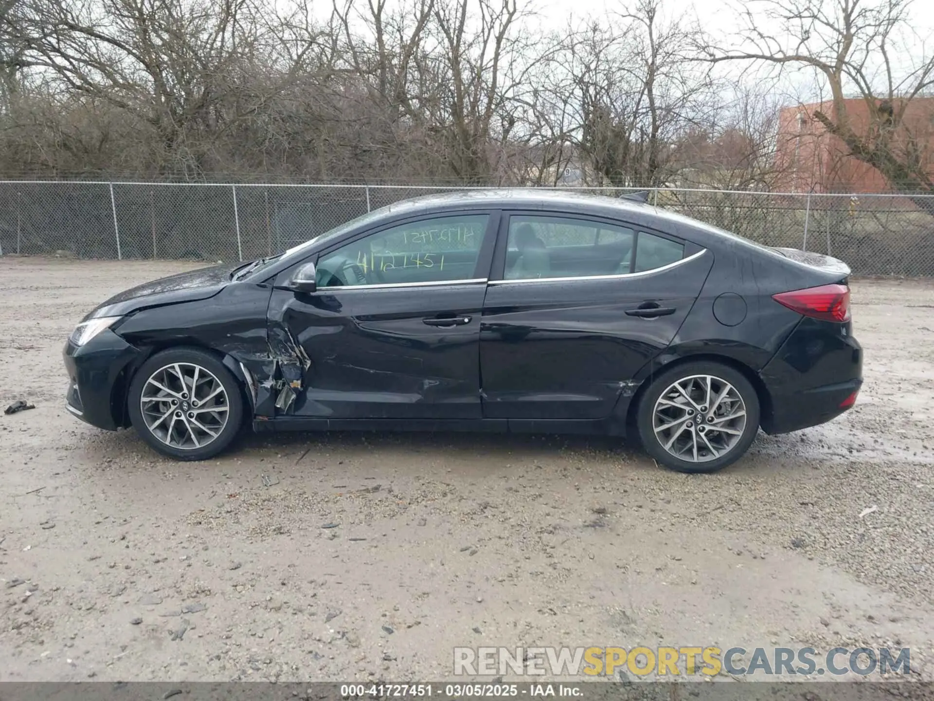 14 Фотография поврежденного автомобиля KMHD84LF9LU086953 HYUNDAI ELANTRA 2020