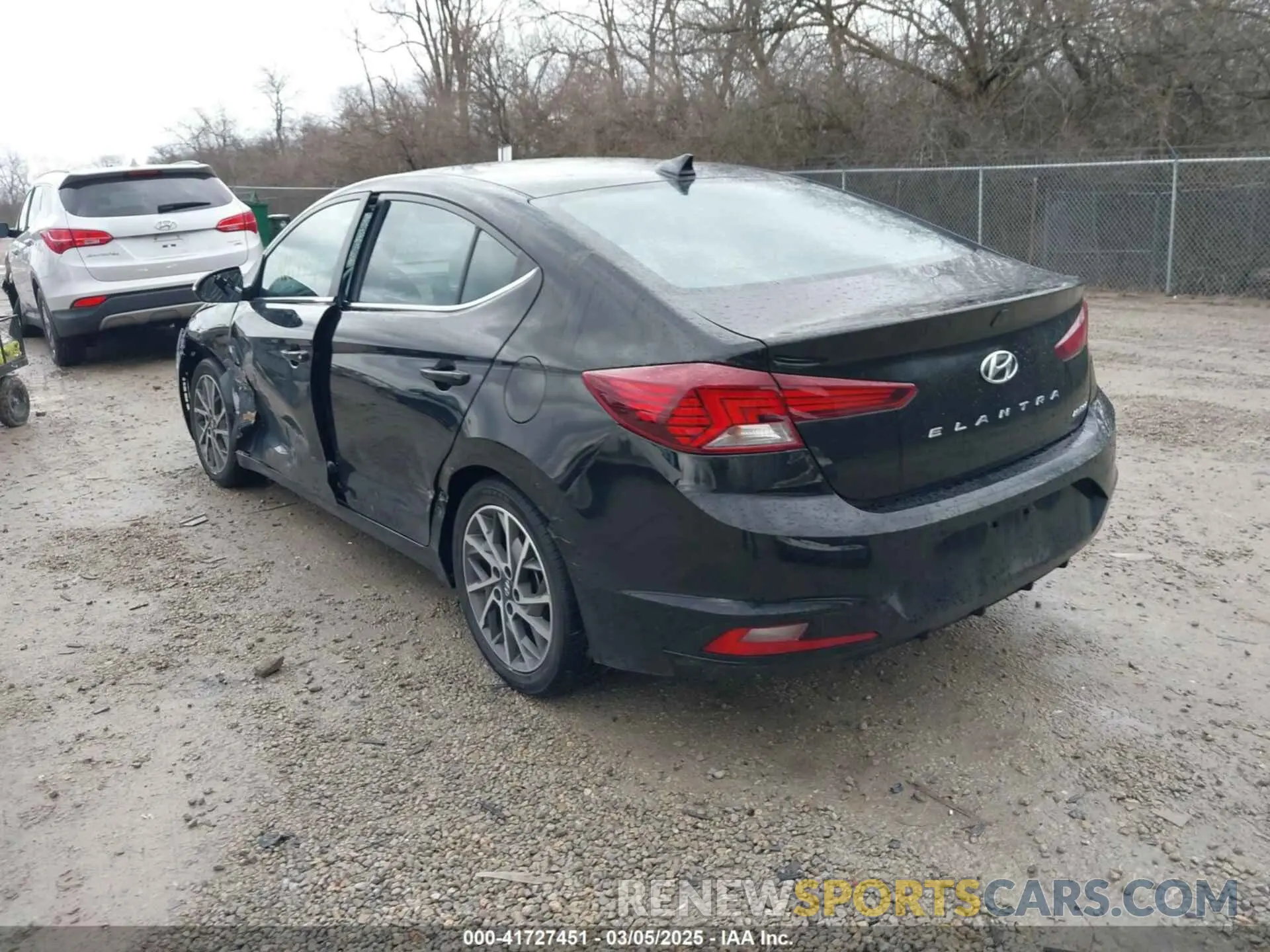 3 Фотография поврежденного автомобиля KMHD84LF9LU086953 HYUNDAI ELANTRA 2020