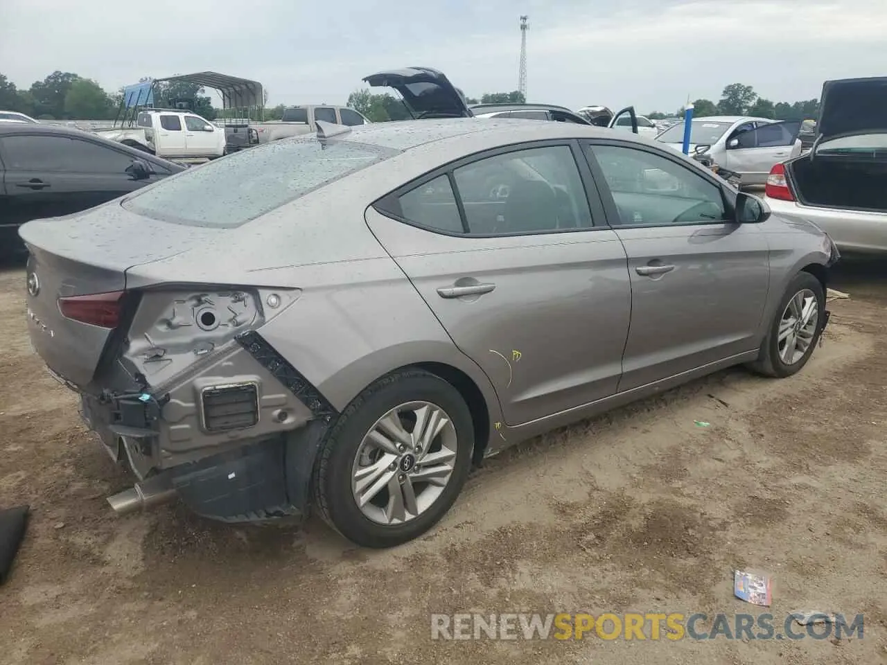 3 Photograph of a damaged car KMHD84LF9LU099329 HYUNDAI ELANTRA 2020