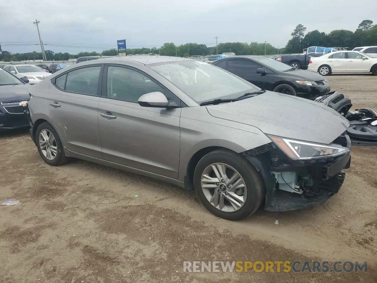 4 Photograph of a damaged car KMHD84LF9LU099329 HYUNDAI ELANTRA 2020