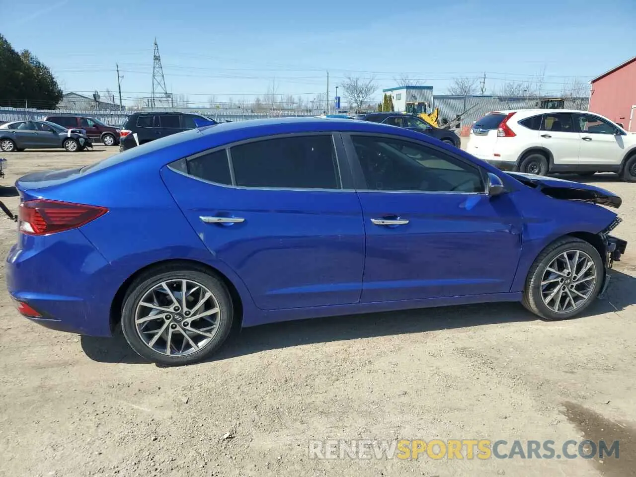 3 Photograph of a damaged car KMHD84LF9LU895434 HYUNDAI ELANTRA 2020