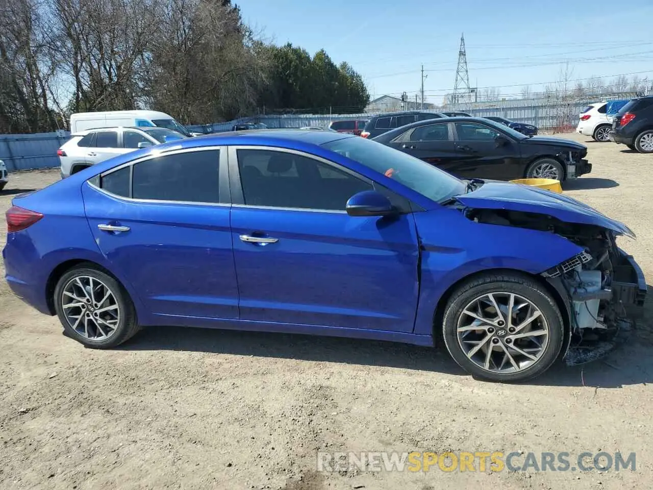 4 Photograph of a damaged car KMHD84LF9LU895434 HYUNDAI ELANTRA 2020