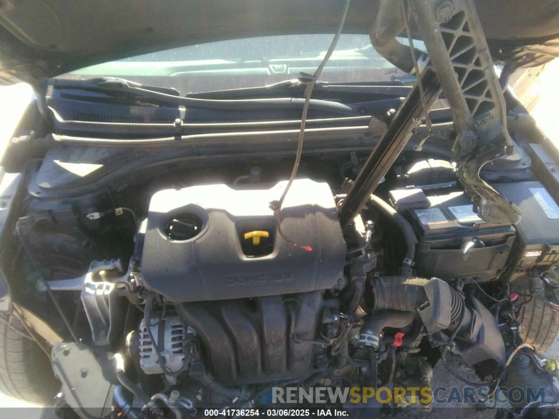 10 Photograph of a damaged car KMHD84LF9LU986736 HYUNDAI ELANTRA 2020