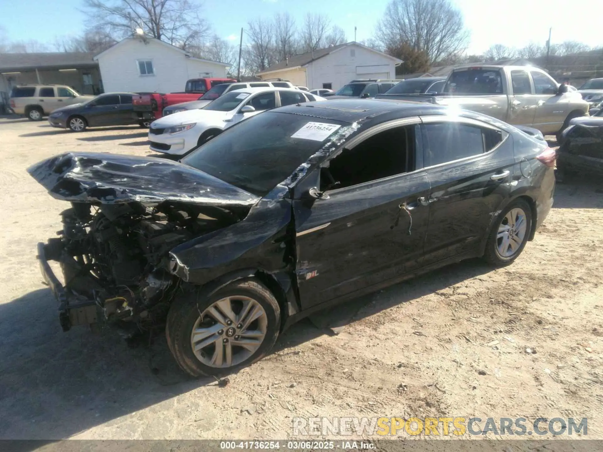 2 Photograph of a damaged car KMHD84LF9LU986736 HYUNDAI ELANTRA 2020