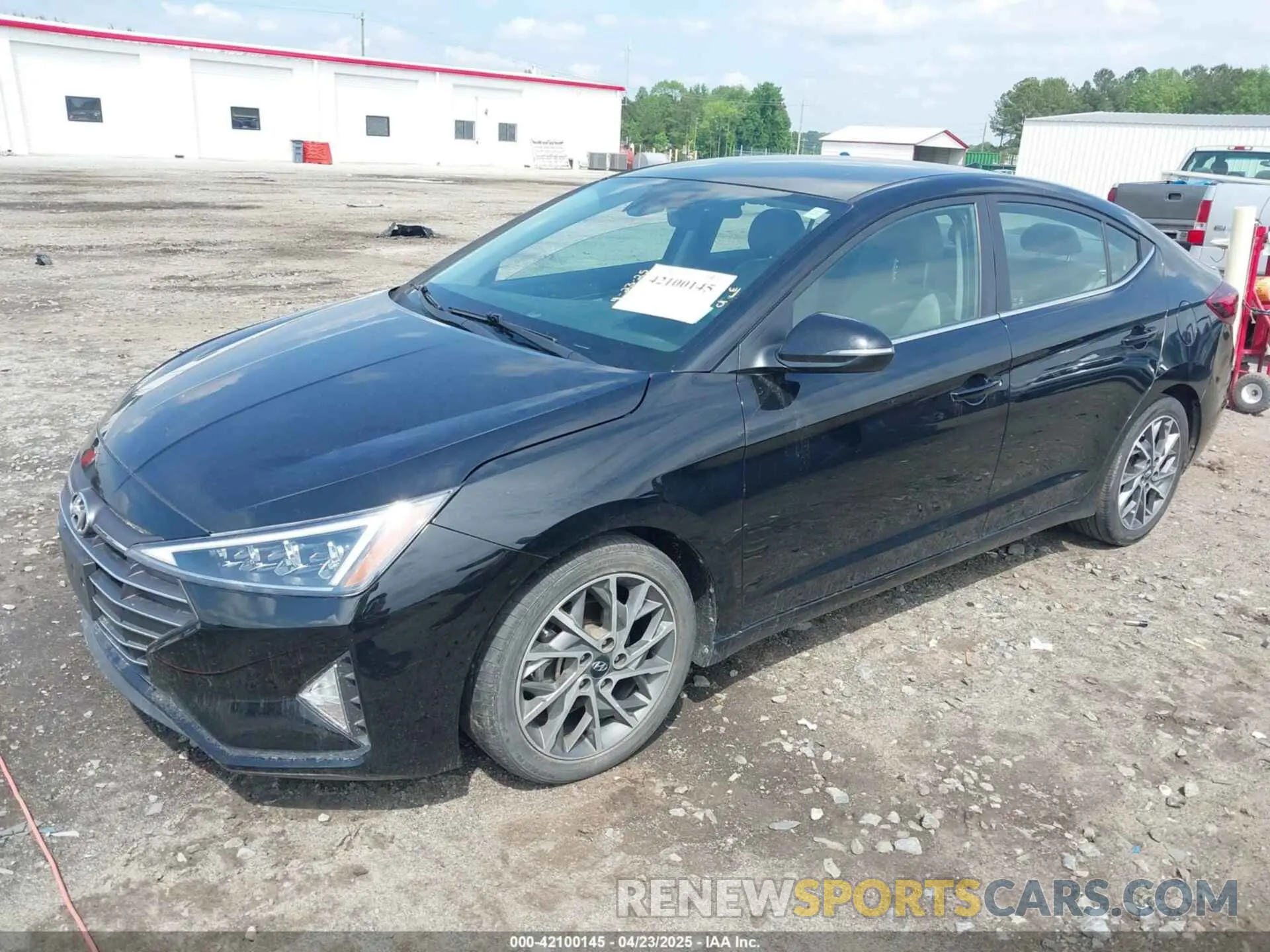 2 Фотография поврежденного автомобиля KMHD84LFXLU073418 HYUNDAI ELANTRA 2020