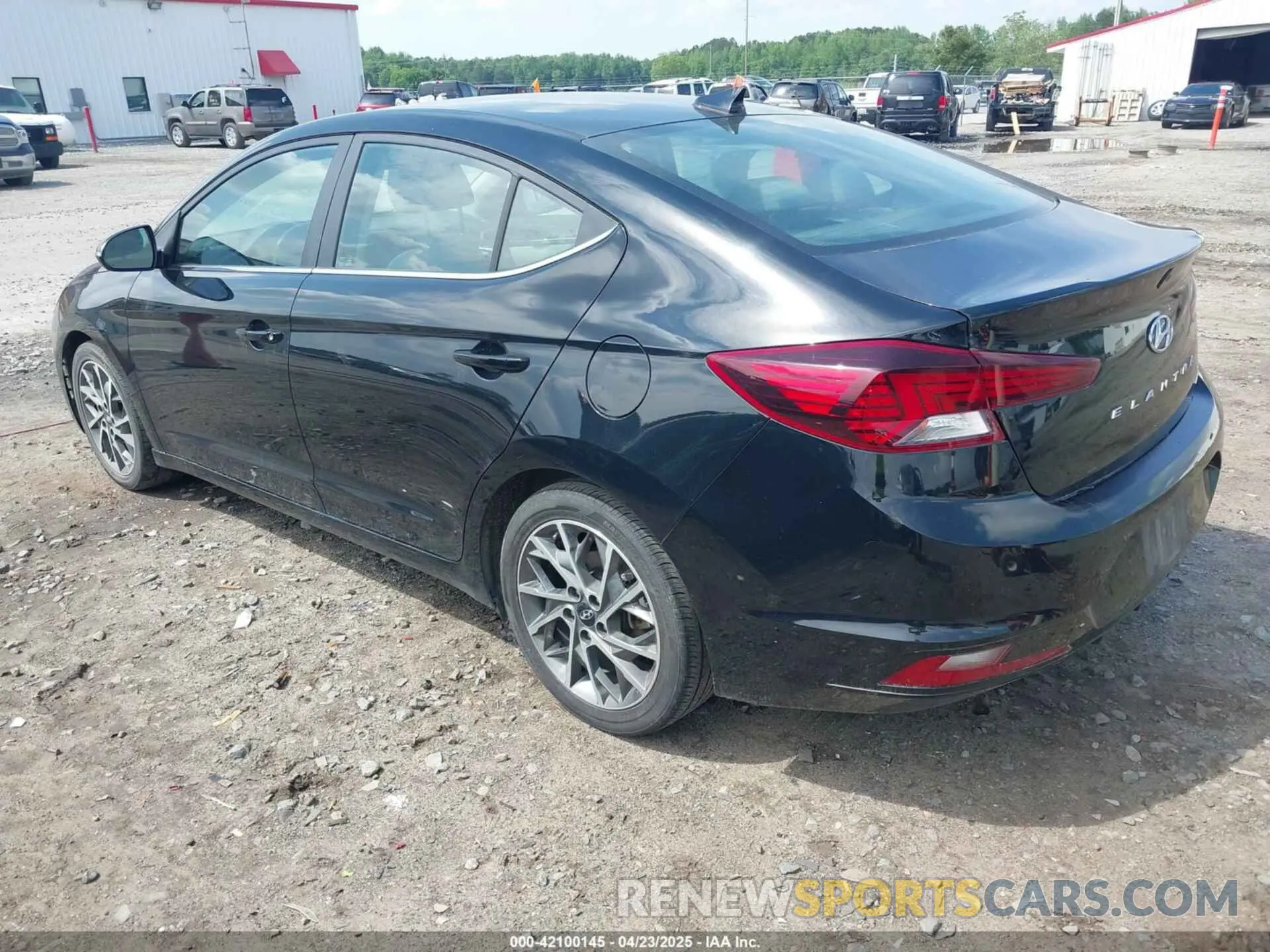 3 Фотография поврежденного автомобиля KMHD84LFXLU073418 HYUNDAI ELANTRA 2020