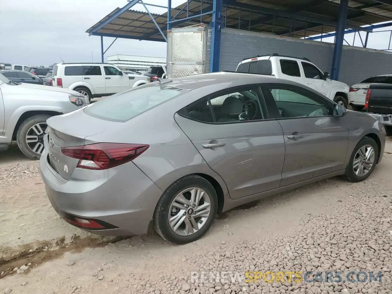 3 Photograph of a damaged car KMHD84LFXLU106336 HYUNDAI ELANTRA 2020