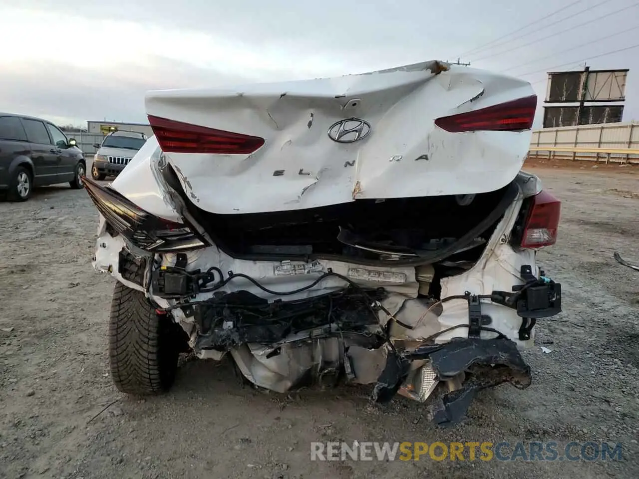 6 Photograph of a damaged car KMHD84LFXLU110421 HYUNDAI ELANTRA 2020