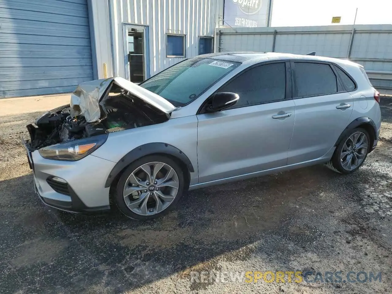 1 Photograph of a damaged car KMHH55LC0LU131851 HYUNDAI ELANTRA 2020