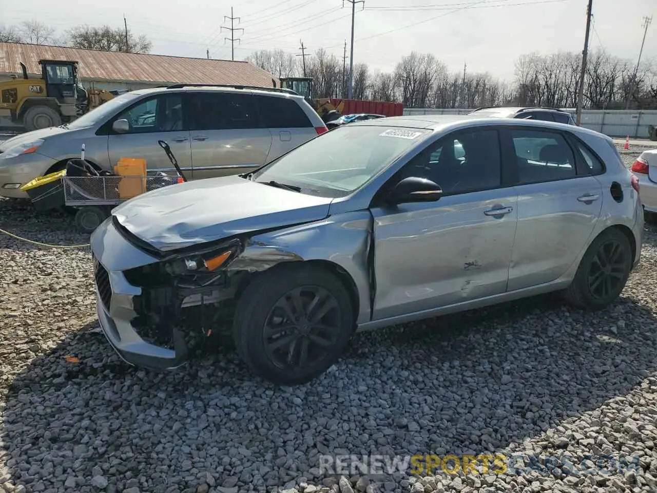 1 Photograph of a damaged car KMHH55LC6LU123835 HYUNDAI ELANTRA 2020