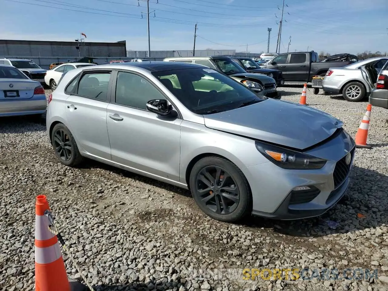 4 Photograph of a damaged car KMHH55LC6LU123835 HYUNDAI ELANTRA 2020