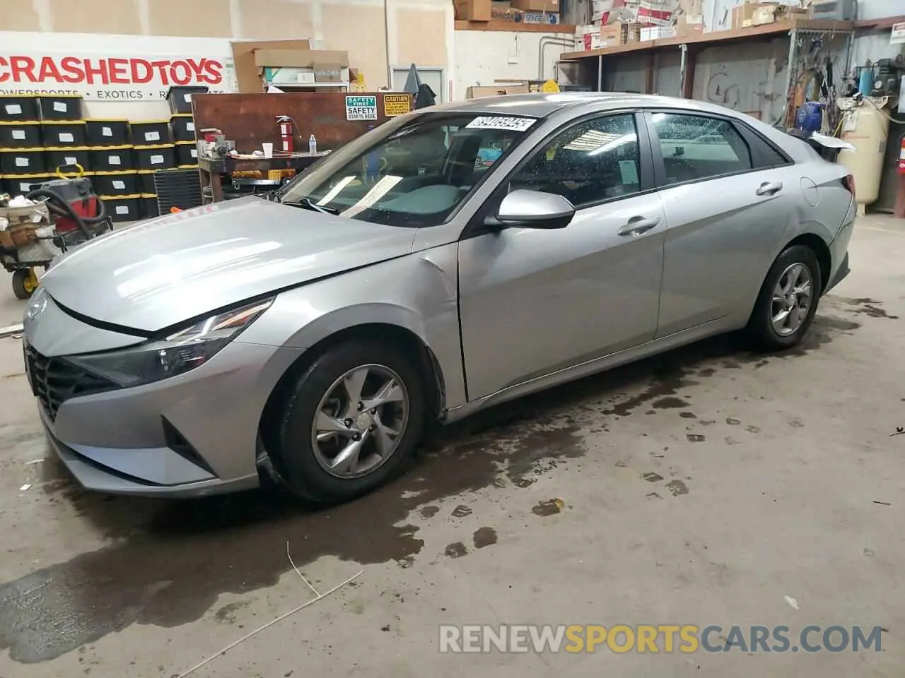 1 Photograph of a damaged car 5NPLL4AG0MH014366 HYUNDAI ELANTRA 2021
