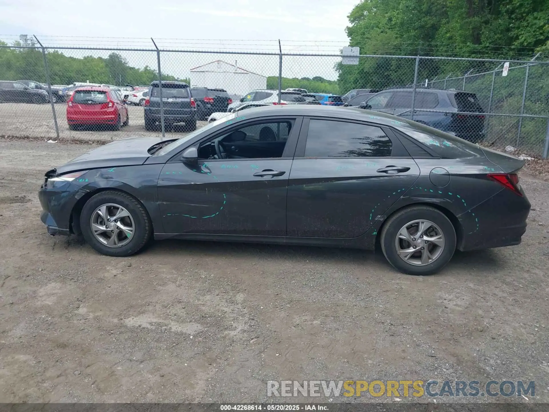 14 Photograph of a damaged car 5NPLL4AG0MH034844 HYUNDAI ELANTRA 2021